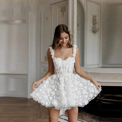 Photographie de voyage Robe de mariée légère à porter au quotidien de haute qualité