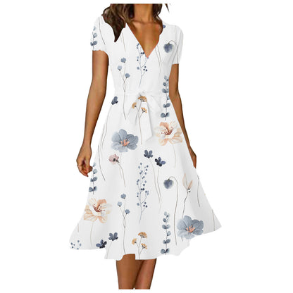 Women's New Fashion Personalized Printing Dress