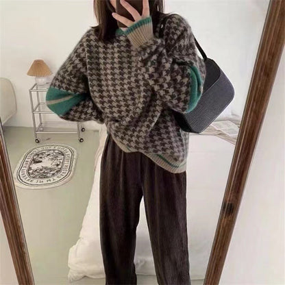 Idle Style Japanese-style Retro Sweater For Women