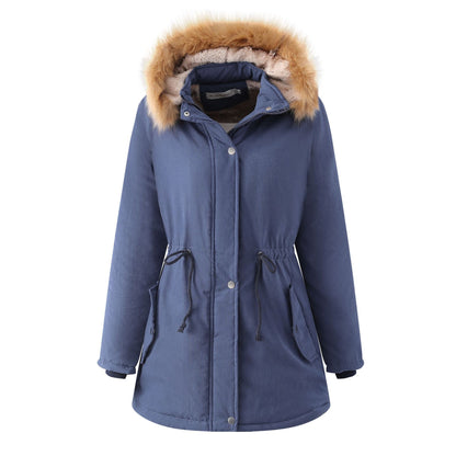 Women's Thick Lambskin Cotton-padded Coat