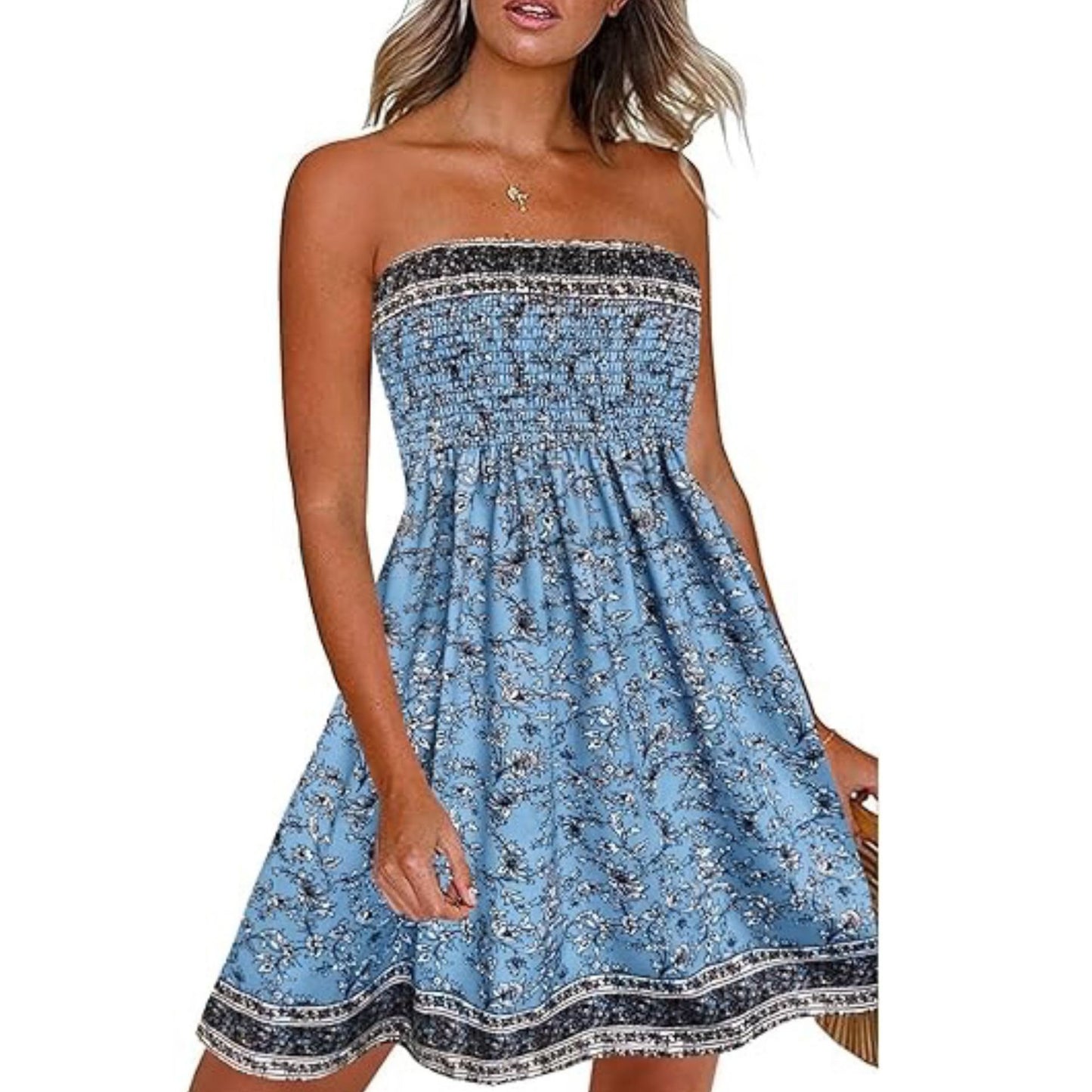 Vestido playero de verano para mujer