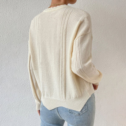 Women's Fashionable Irregular Bottoming Sweater