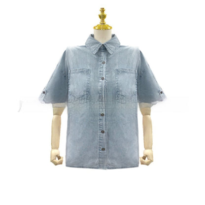 Women's Summer Loose Do The Old Cowboy Short-sleeved Shirt