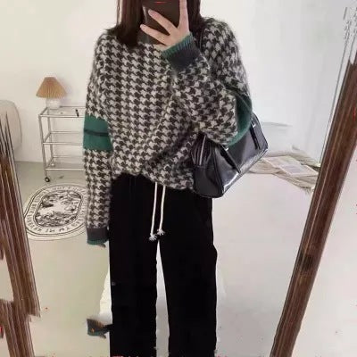 Idle Style Japanese-style Retro Sweater For Women