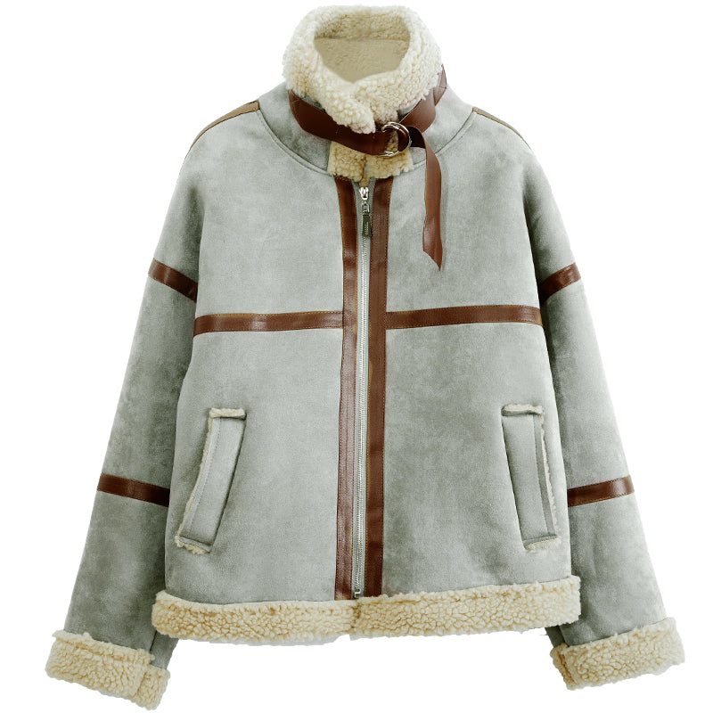 Manteau en laine d'agneau