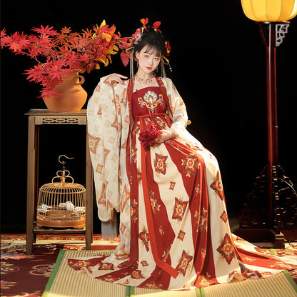 Robe de récupération Cheko pour femmes Tang Han chinoises Tang Imperial Concubine Style une pièce