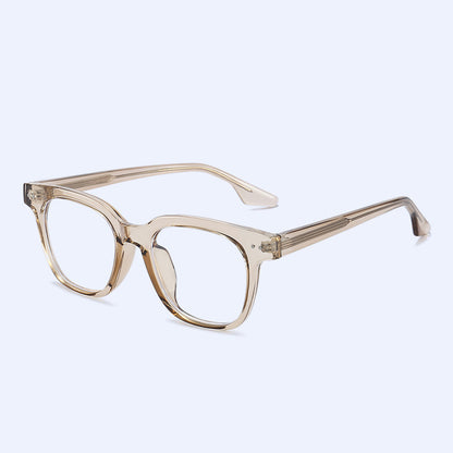 Lunettes de vue à monture épaisse TR90 pour femmes, plaquettes de nez intégrées, monture de style simple et tendance, haute sensibilité