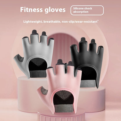 Gants de Fitness en Silicone liquide épais, demi-doigt d'entraînement pour femmes