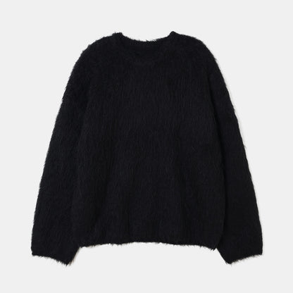 High-end Niche Alpaca Round Neck Wool Sweater