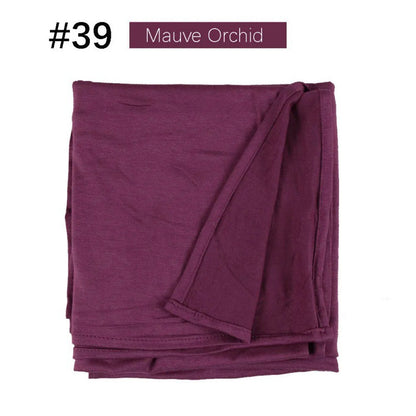 Mercerized Cotton Jersey Closed-toe Cotton Scarf