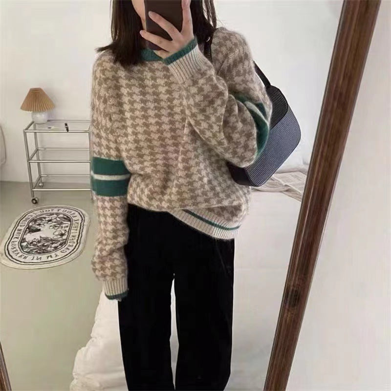 Idle Style Japanese-style Retro Sweater For Women