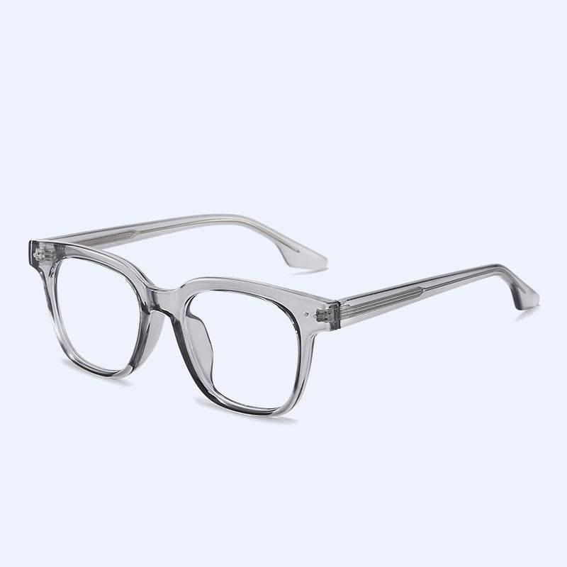 Women's Thick Frame TR90 Integrated Nose Pad Fashion Plain Style Frame High Sense Glasses