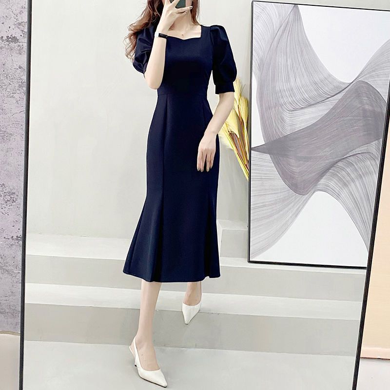 Women's Fishtail Light Luxury Temperament Slim Fit Slimming Dress