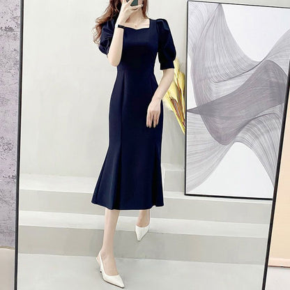 Women's Fishtail Light Luxury Temperament Slim Fit Slimming Dress