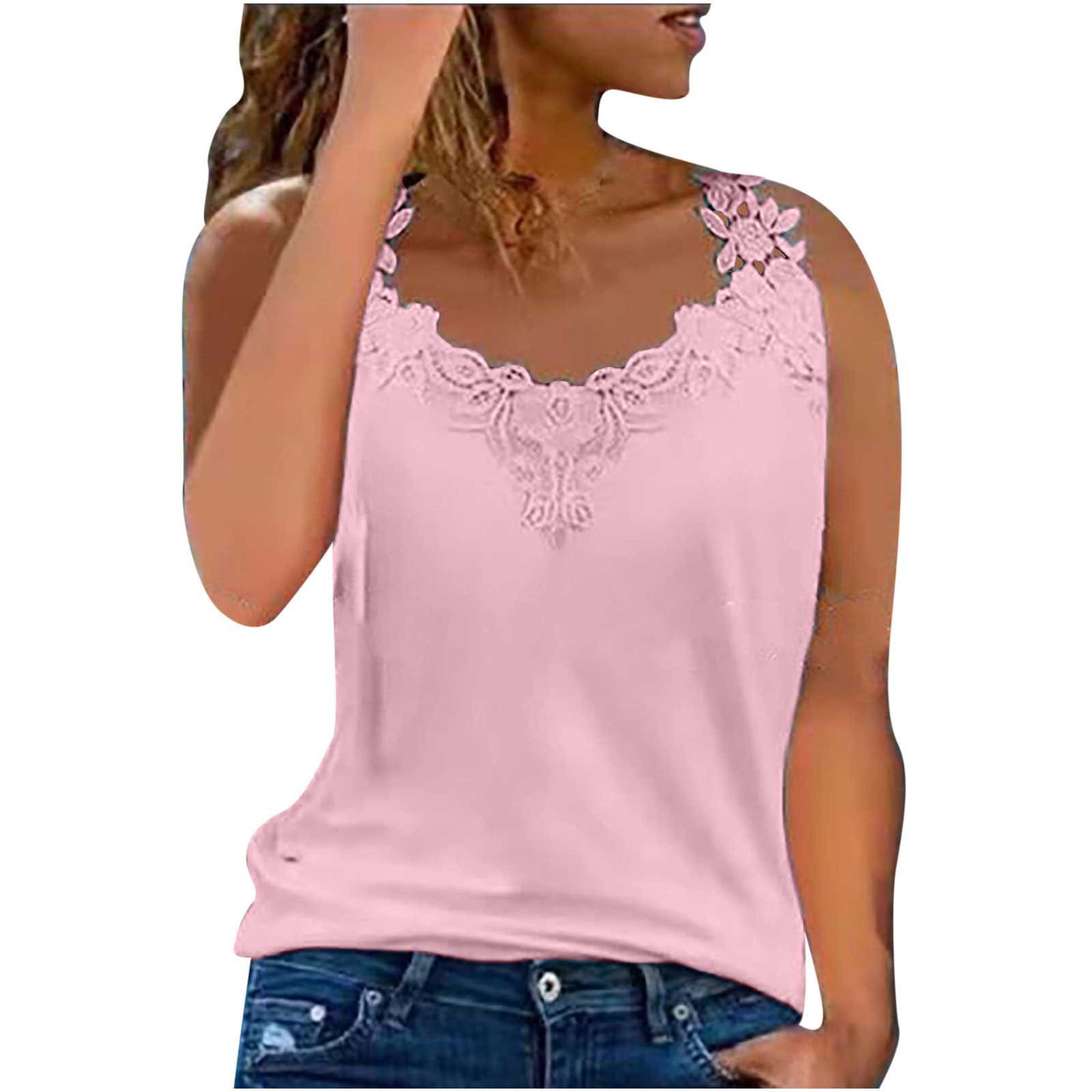 Top casual de mujer personalizado de moda de verano