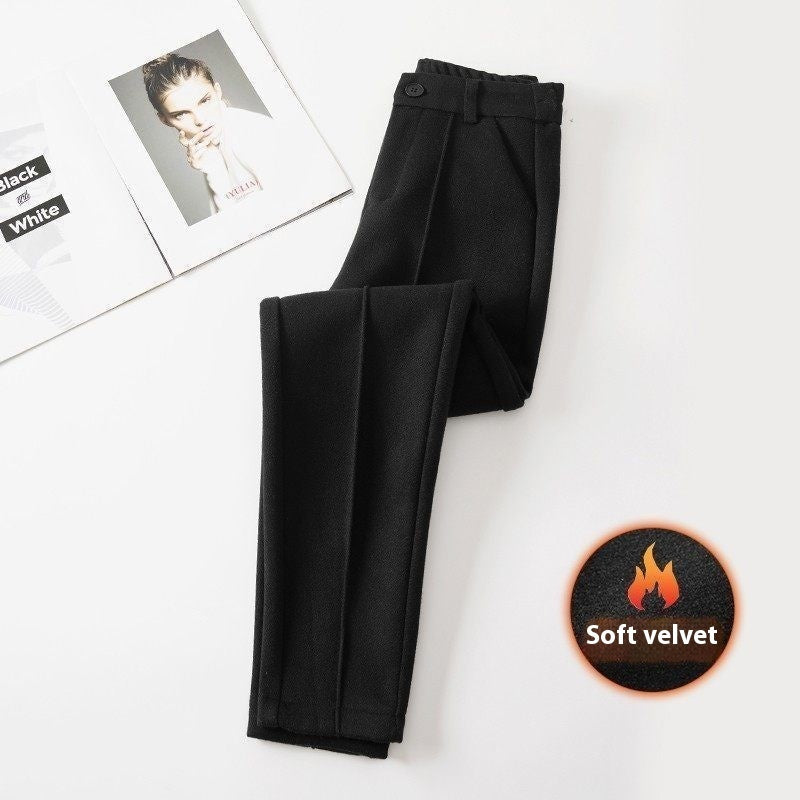 Pantalon chaud d'extérieur décontracté pour femme avec doublure polaire Harlan épais