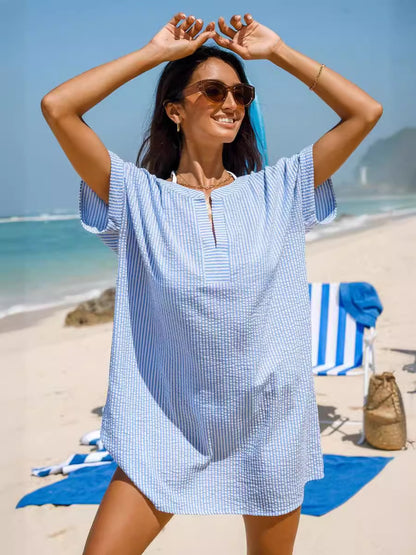 Robe décontractée pour femme pour les vacances à la plage en bord de mer