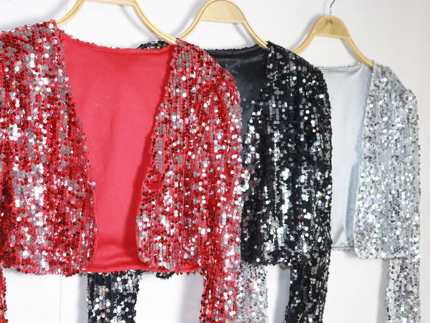 Women's All-match Short Sequined Suit Jacket