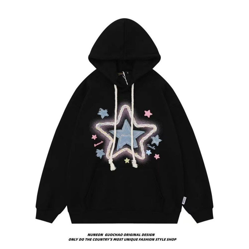 XINGX Embroidered Niche Design Hooded Sweater For Women