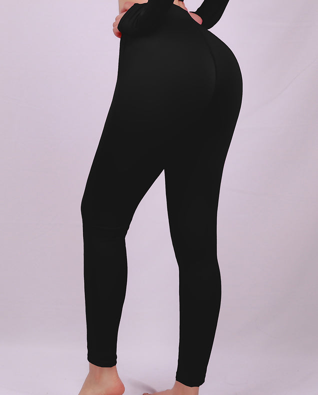 Pantalon de yoga serré taille haute pour femme