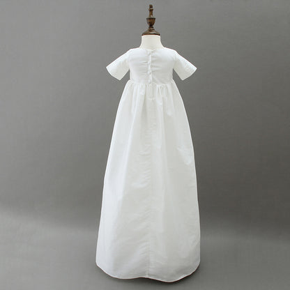 Extended European Baptism Dress Boy Baby Full-year