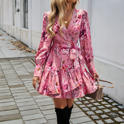 Lady Temperamental Elegant Printed Dress