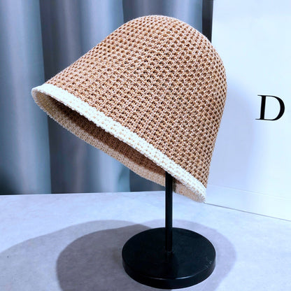 Sombrero de pescador plegable japonés de moda para mujer