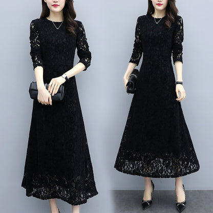 Women's Long Sleeve Lace Dress