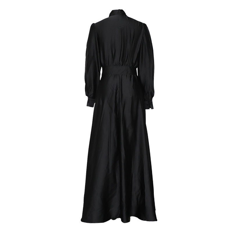 Robe de tempérament mi-longue pour femme