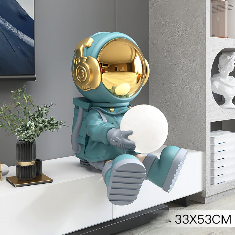 Astronaut Living Room Decoration Home Accessories Porch TV Cabinet Astronaut Night Light