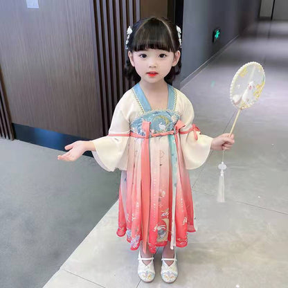 Fashionable Princess Dress Chinese Style Girls' Han Chinese Costume