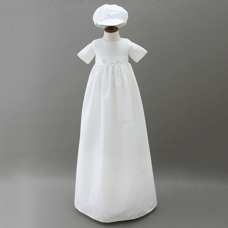 Extended European Baptism Dress Boy Baby Full-year