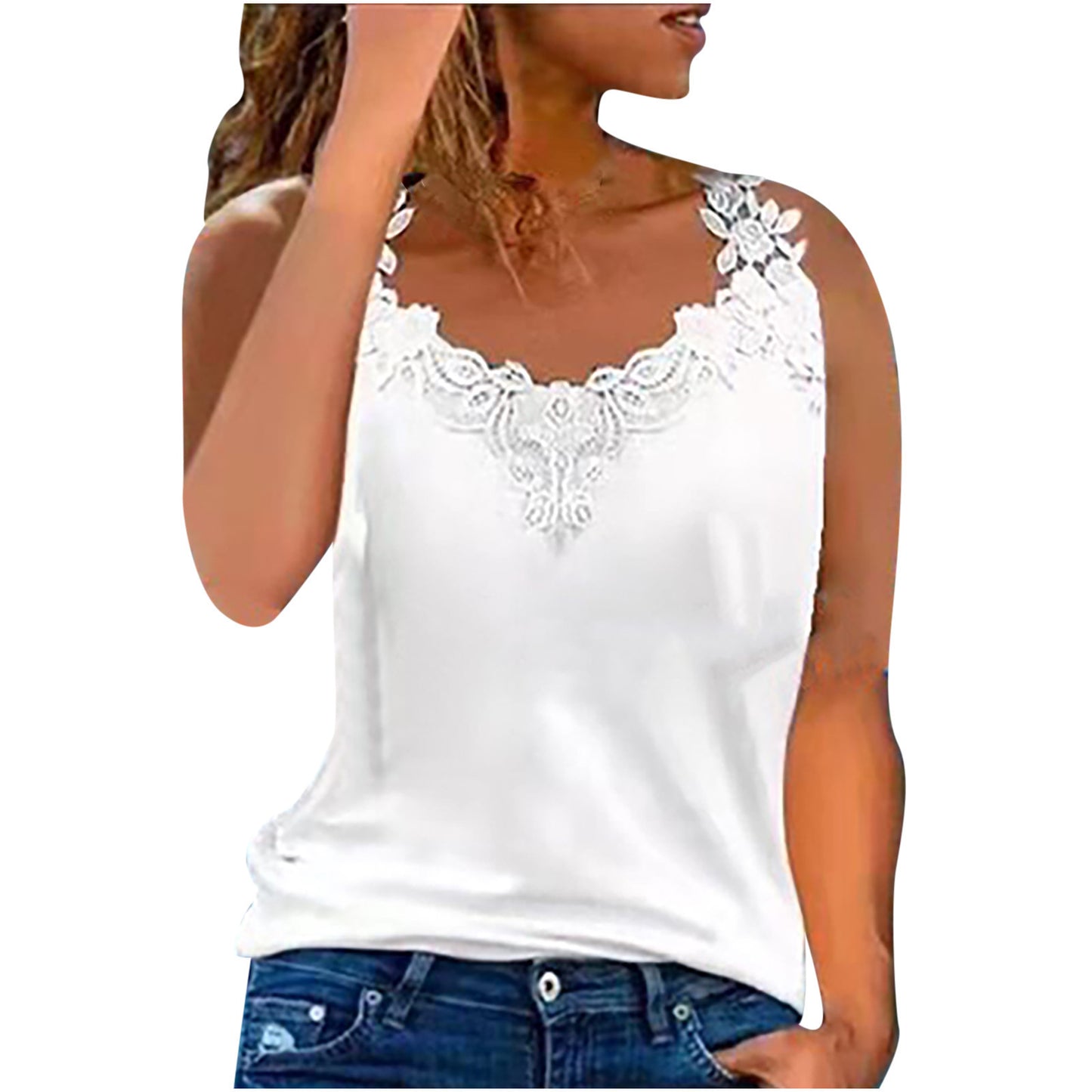 Top casual de mujer personalizado de moda de verano