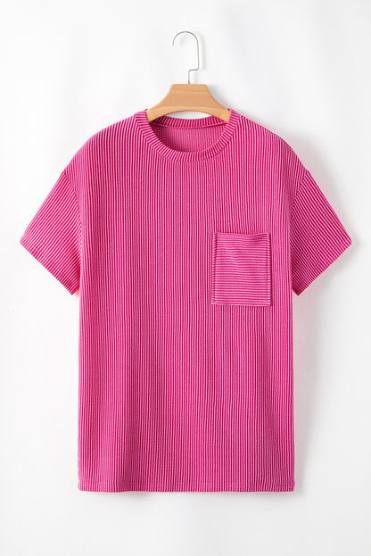 Nueva blusa de punto de color sólido para mujer