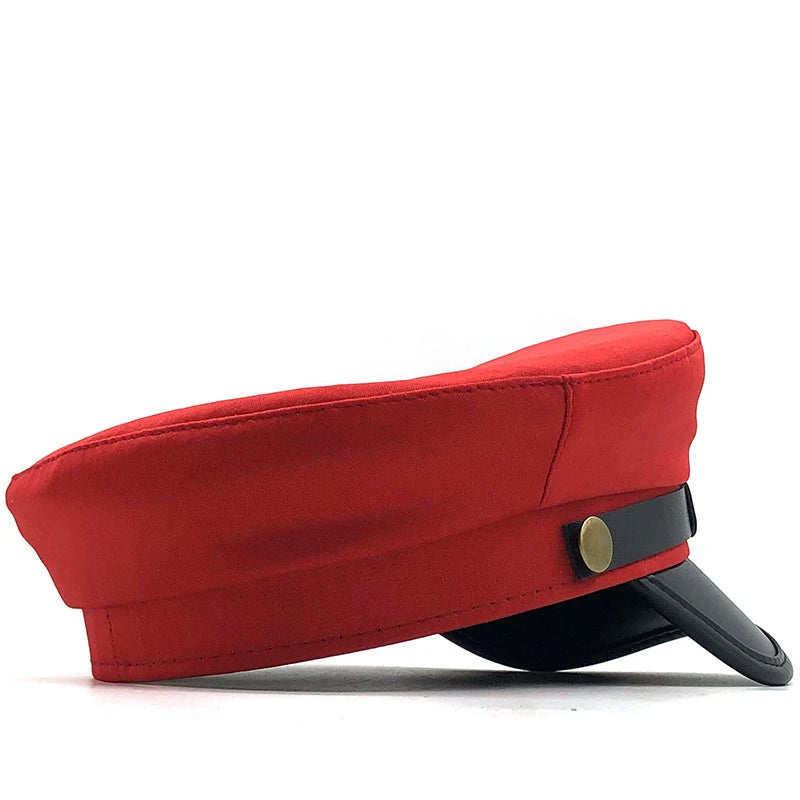 2020 Simple unisexe rouge noir plat marine chapeau casquette femmes hommes bérets offre spéciale style de rue béret casquettes marque chapeaux casquette de pêche