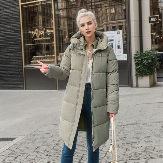 Manteau en coton pour femmes, vêtements décontractés, amples, assortis avec tout, à la mode