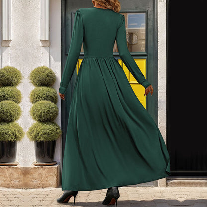 Women's Wear Slit Slim-fitting Dress