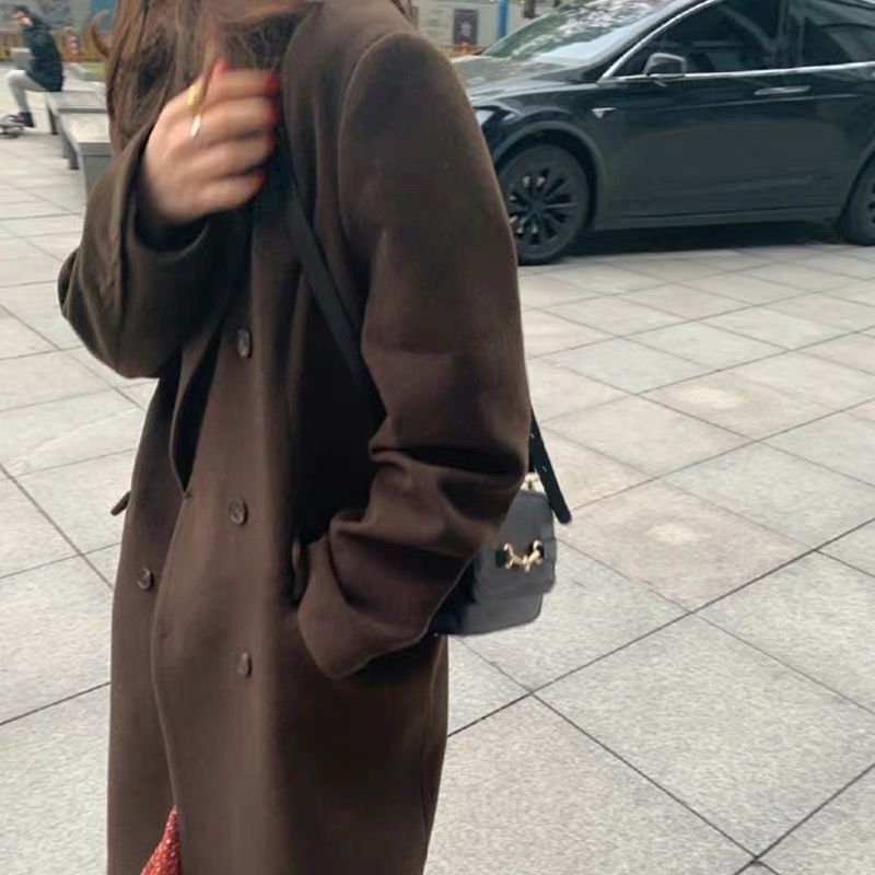 Student Woolen Coat Women's Korean-style Loose