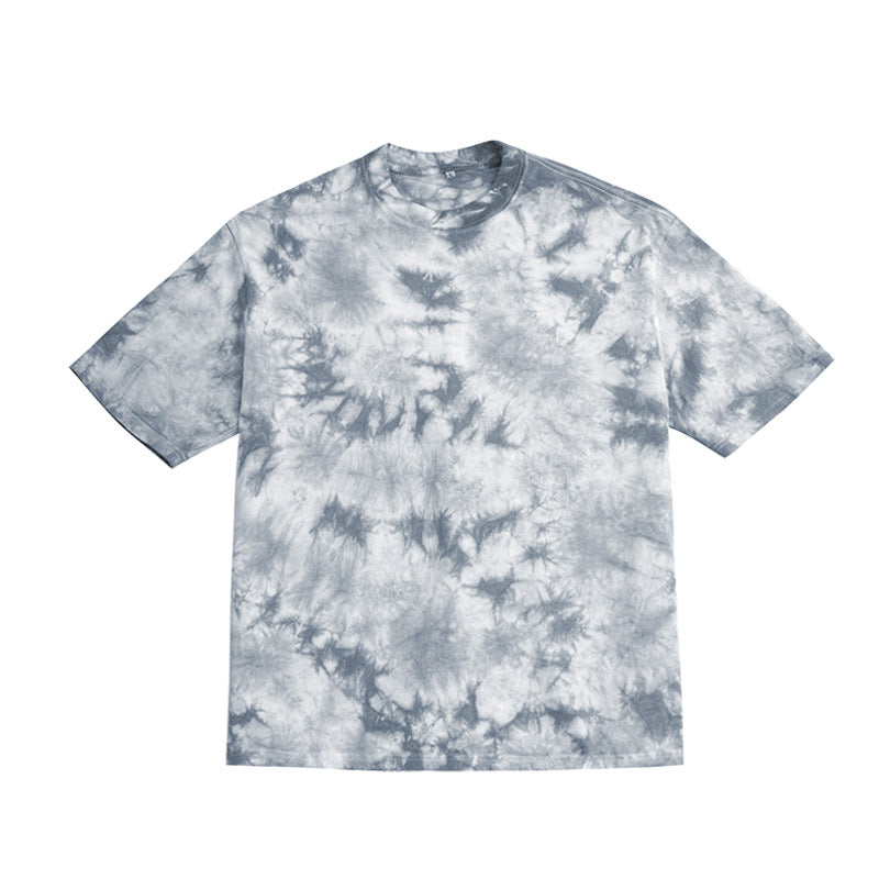 Tie-dye Pattern Short-sleeved T-shirt Popular Style