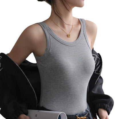 Ladies Belt Chest Pad Sling All-matching Base Beautiful Back Tank-top