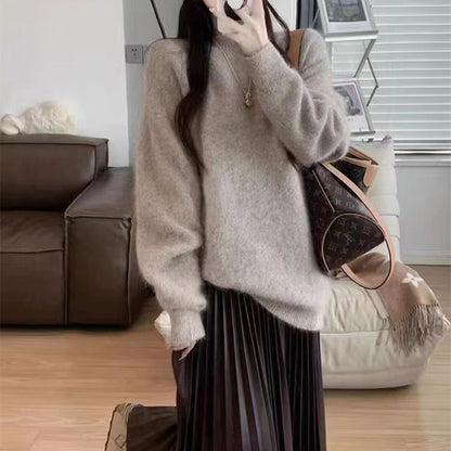 Autumn Winter Japanese Soft Milk Lazy Sweater Female