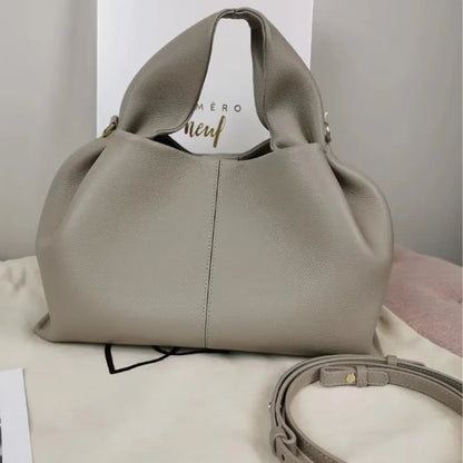 Nuevo bolso de hombro grande para mujer 2022 tendencia diseñador invierno Simple Color sólido muy altos capacidad bolsos de mano