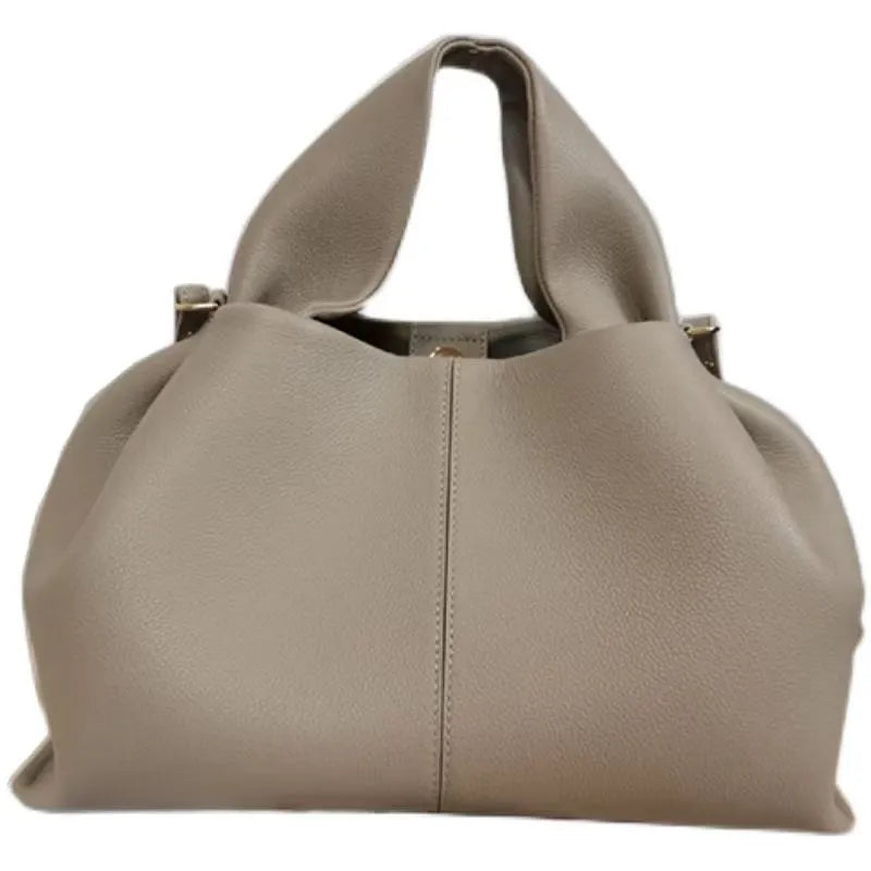 Nuevo bolso de hombro grande para mujer 2022 tendencia diseñador invierno Simple Color sólido muy altos capacidad bolsos de mano