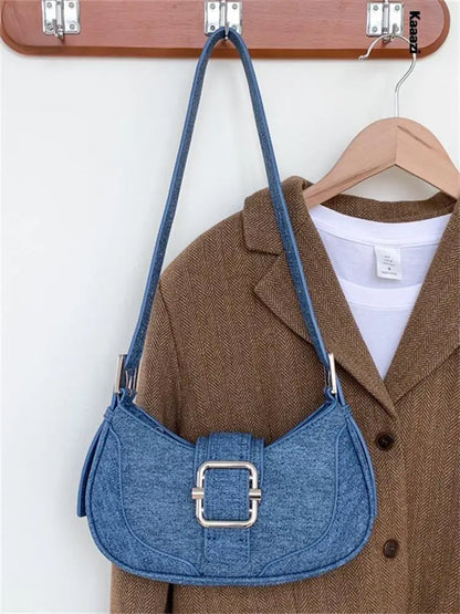 Vintage Handbags For Women Half-moon Leather Hasp Shoulder Crossbody Bag Luxury Designer Ladies Underarm Bags Hobo 2023 Fashion