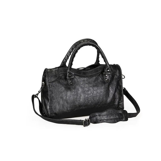 Bolsos de hombro para niñas de marca de cuero Pu suave, bolsos negros, bolso de mano, Mini bolsos pequeños para motocicleta, bandolera para mujer 2023