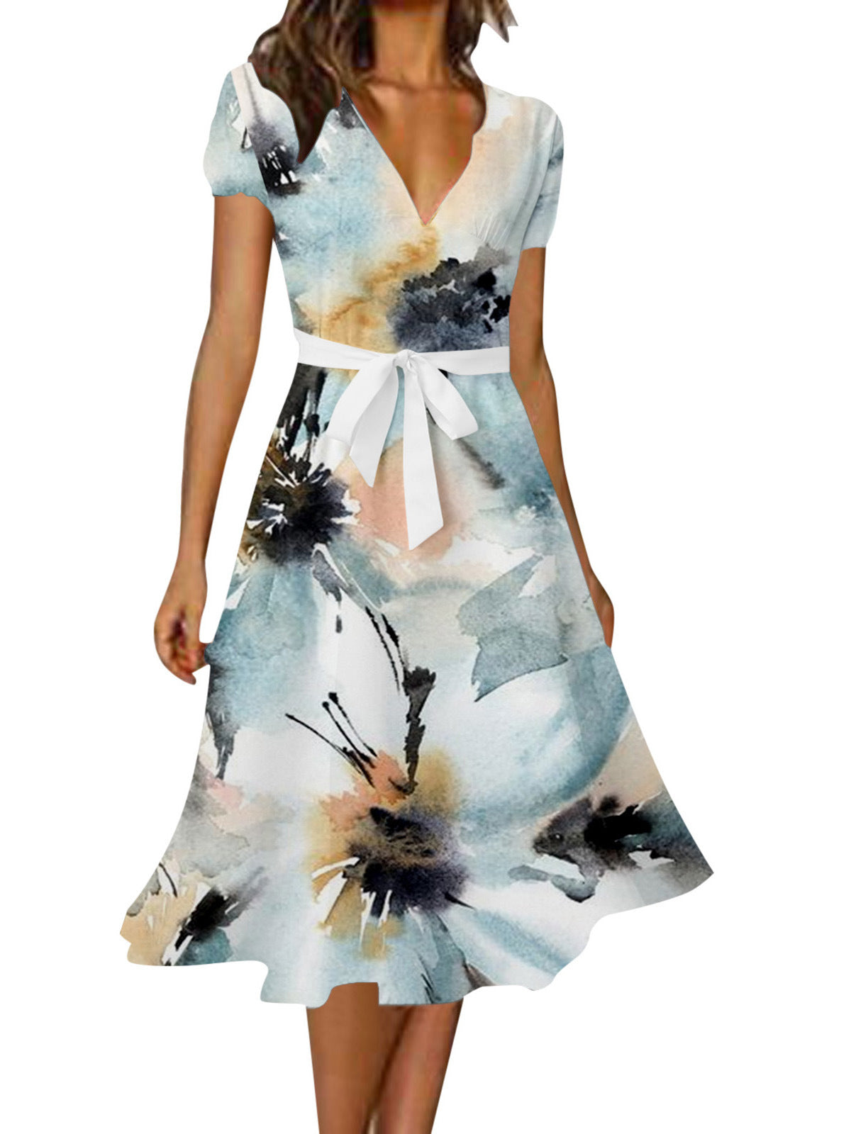 Women's New Fashion Personalized Printing Dress