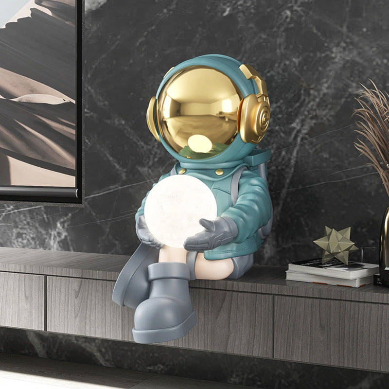 Astronaut Living Room Decoration Home Accessories Porch TV Cabinet Astronaut Night Light