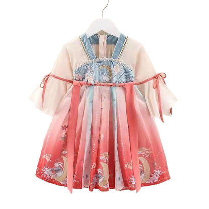 Robe de princesse à la mode, costume chinois Han pour filles de style chinois