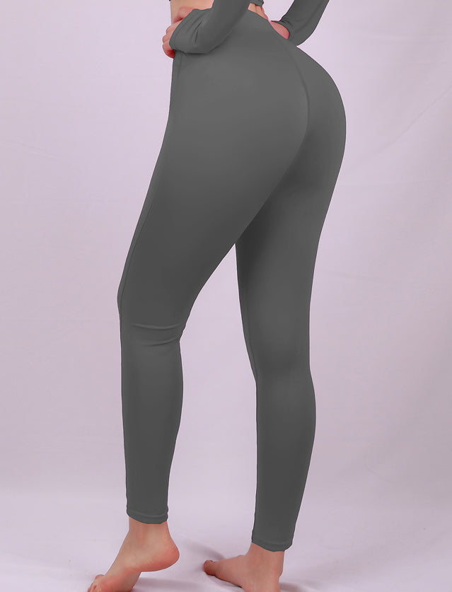 Pantalon de yoga serré taille haute pour femme