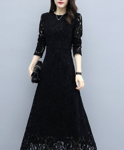 Women's Long Sleeve Lace Dress